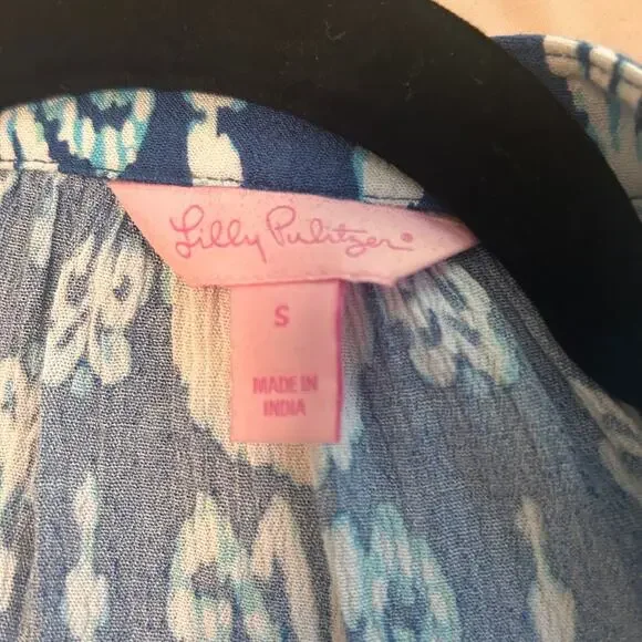 Lilly Pulitzer Boho Peasant Dress – Size Small - Picture 2 of 6